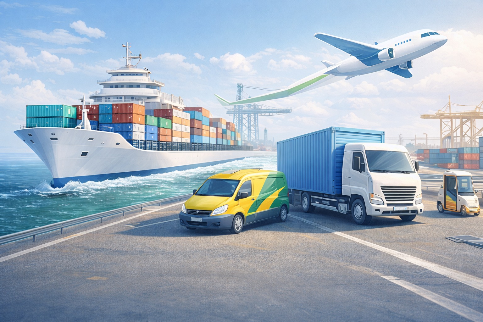 國際物流運輸場景