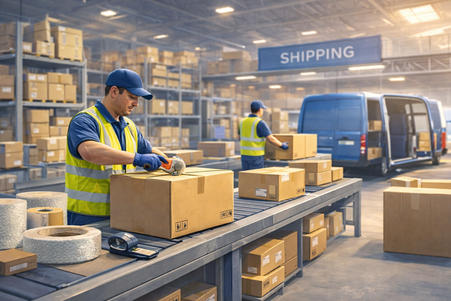 打包與發貨場景